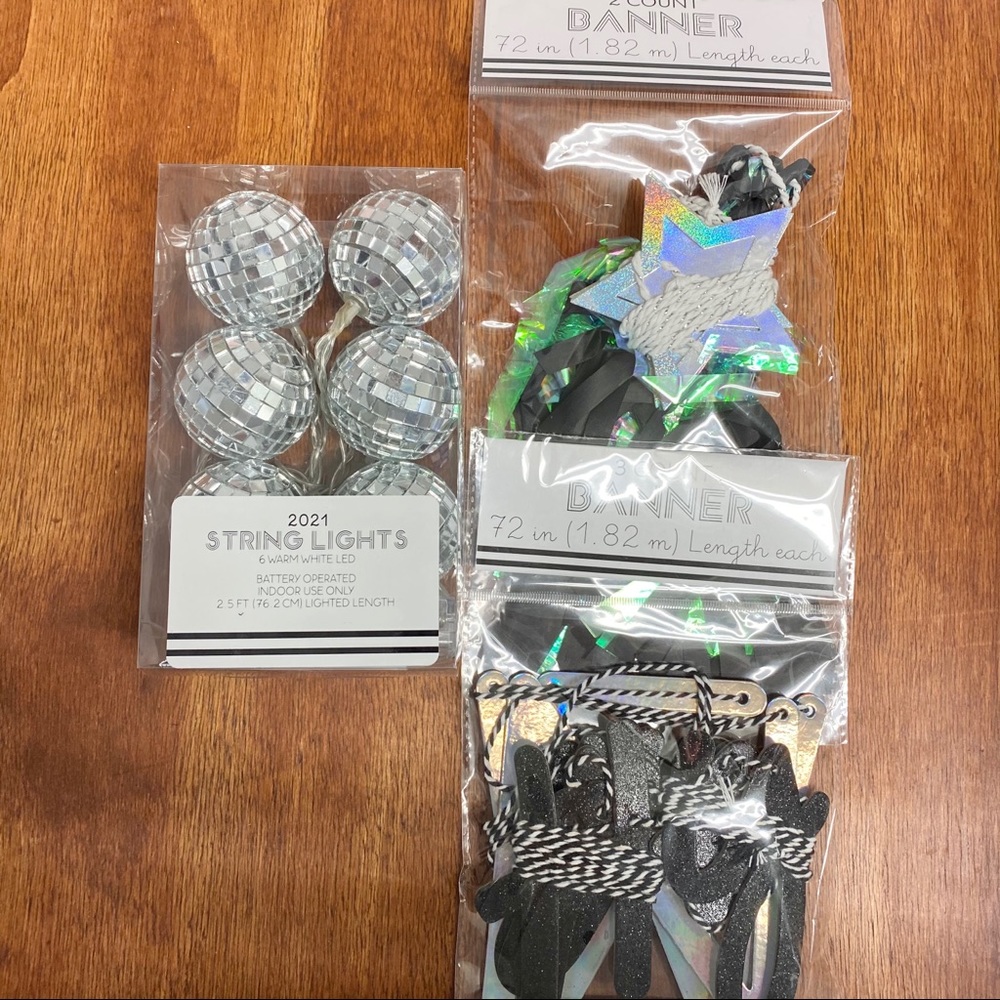 Target | New Year NYE Disco Ball Lights & Banners